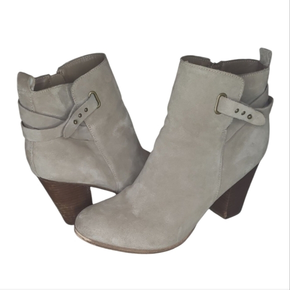 Michael Shannon Shoes - Michael by Michael Shannon Lexi Ankle Boots in Taupe Size 12